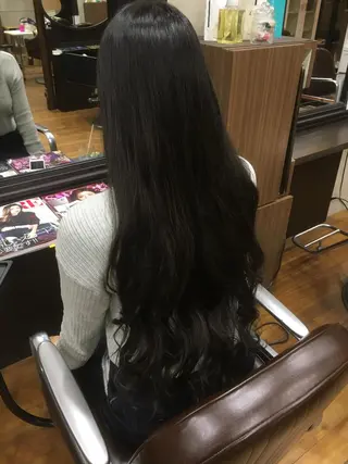 ショート ミディアム セミロング ロング カラー 東條 克義のヘアスタイル