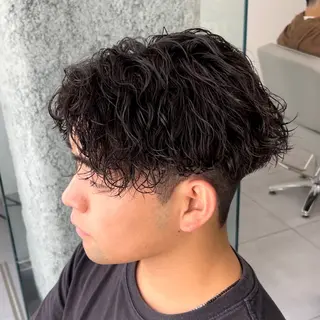 パーマ メンズ 小川 恭加のヘアスタイル