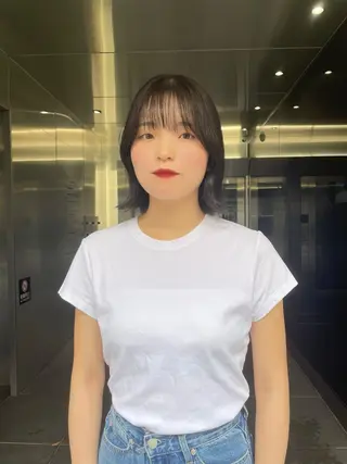 ミディアム カラー 🦖JIN HAIR DESIGN🦖のヘアスタイル
