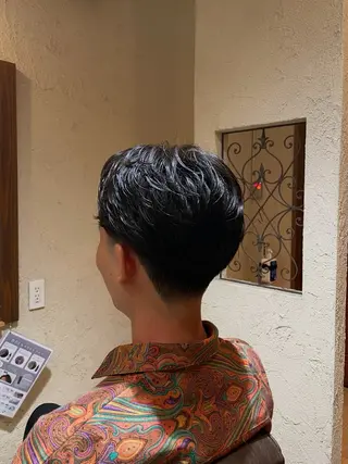 パーマ メンズ Artice  HOMME所属・森本 修吏のヘアスタイル