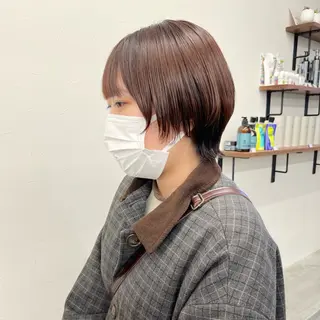 ショート カラー 初めてのショート お任せください✂️のヘアスタイル