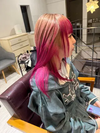 カラー まつもと みなつのヘアスタイル