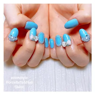 ミディアム ネイル 👑enen style👑のネイルデザイン