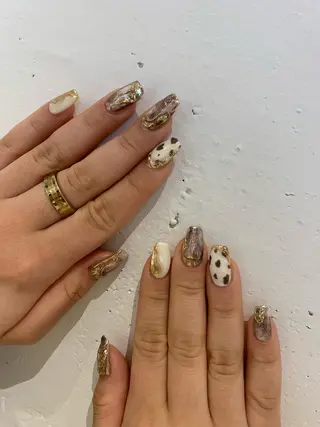 ネイル 【淡色color/ nail】maikoのネイルデザイン