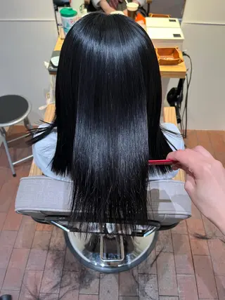 ミディアム パーマ 片岡 由依のヘアスタイル