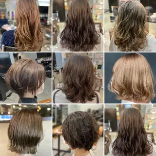 セミロング 仲矢 あゆ美のヘアスタイル