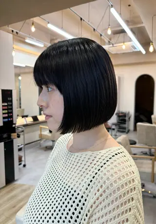 ショート 髪質改善カラー/美髪 矯正/茅場　悠介のヘアスタイル