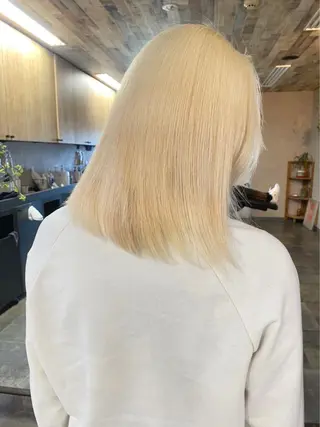 ミディアム カラー 藤田 清志のヘアスタイル