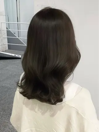 ミディアム カラー Large 都筑雅人のヘアスタイル