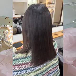 ミディアム 河原 彩心【練習モデル】のヘアスタイル