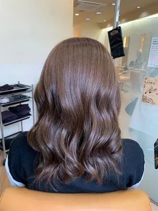 ミディアム カラー 板倉　花連 💌リピーター様へ↓のヘアスタイル