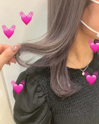 ミディアム カラー 新宿駅近♡個室 ♡関口三都季🌜のヘアスタイル