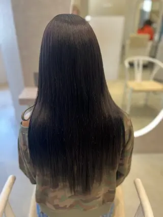 ロング 小池 夏美のヘアスタイル