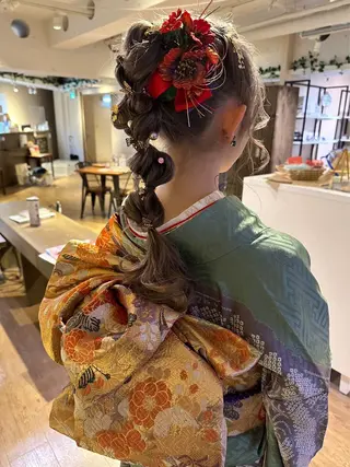 ヘアアレンジ 堀岡 さやかのヘアスタイル