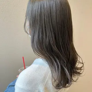 ロング カラー トレンド/顔まわり/ レイヤー/髪質改善のヘアスタイル