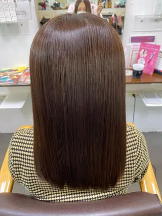 セミロング 【髪質改善】に特化 オリーブオイルクラブのヘアスタイル