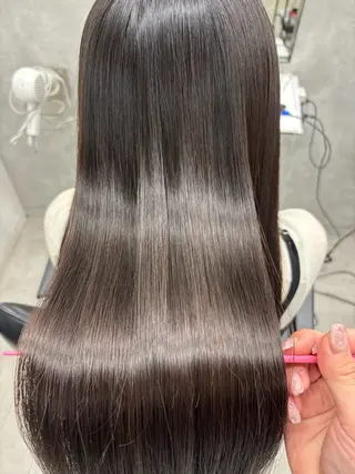 ロング カラー すぐ巻ける縮毛矯正 🍀勝倉　麗のヘアスタイル