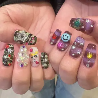 ネイル 🎶個性派ネイル💅 /Komachi❤️のネイルデザイン