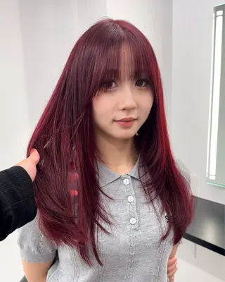 ロング 🎀ブリーチカラー 🎀なつのヘアスタイル