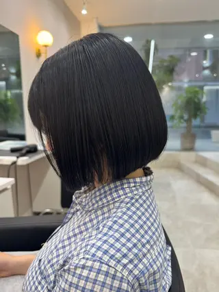ミディアム 箕面/ボブ/ 髪質改善/加藤優眞のヘアスタイル