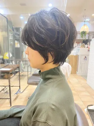 ショート パーマ ショートカット パーマ石井のヘアスタイル