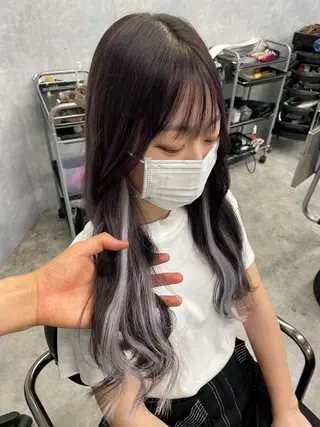 ロング 縮毛矯正・髪質改善 特化 出納 直起のヘアスタイル