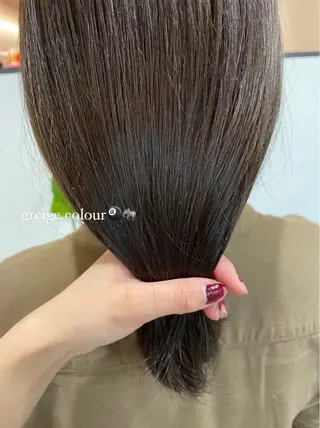 ミディアム カラー natsu/梅田 /透明感/艶髪のヘアスタイル