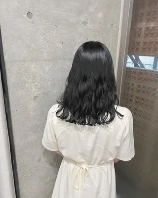 ミディアム パーマ ボブパーマコテ巻き風 パーマNo1深江秀平のヘアスタイル