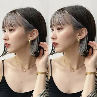 ショート カラー 韓国ヘア/艶カラー /田中悠佑のヘアスタイル