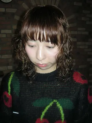 ミディアム パーマ Hair vita Namiのヘアスタイル