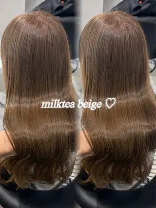 ロング カラー 韓国レイヤー×モテ髪 /MITSUKI🤍のヘアスタイル