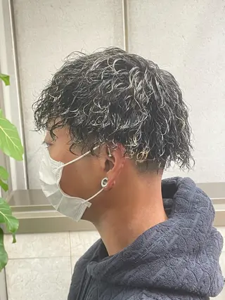 パーマ メンズ 渋谷/フェード/ 國分 翔のヘアスタイル