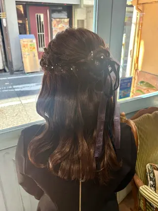 ヘアアレンジ なぎさ 🎀 / 透明感カラー/心斎橋のヘアスタイル