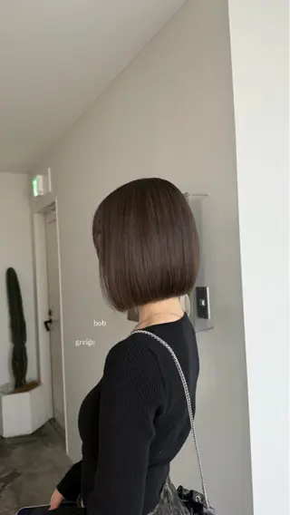 ミディアム カラー 透明感カラー/顔周り レイヤー/髪質改善のヘアスタイル