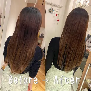 ロング 髪質改善特化 安東駿介のヘアスタイル
