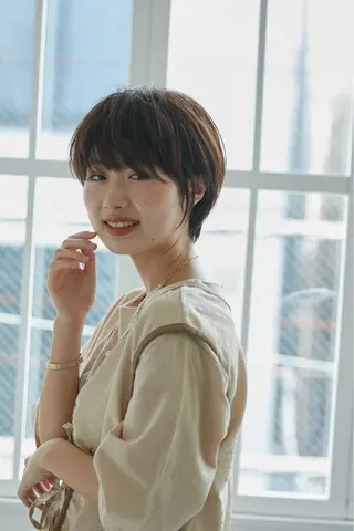 ショート カラー ショート ボブ✂︎ 髙梨  遥のヘアスタイル