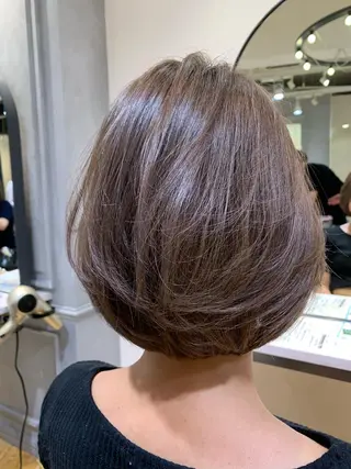 ショート 乾かすだけで艶髪酸性 ストレート髙橋悠耶のヘアスタイル