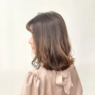 ミディアム レイヤーカット/ 艶カラー🌙Rinoのヘアスタイル