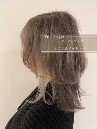 ミディアム 透明感カラー🫧 miyuのヘアスタイル