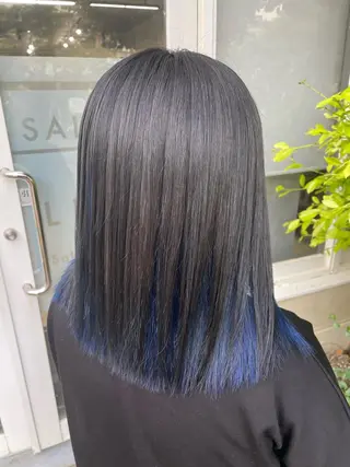 セミロング カラー LUXBE LUCE ひなののヘアスタイル