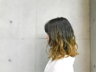 ミディアム カラー 前田 敬太のヘアスタイル