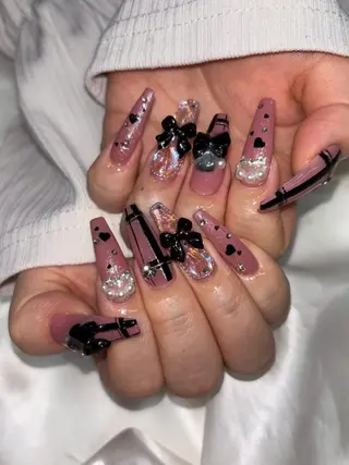 ロング Ashliy大宮♡ アシュリーのネイルデザイン