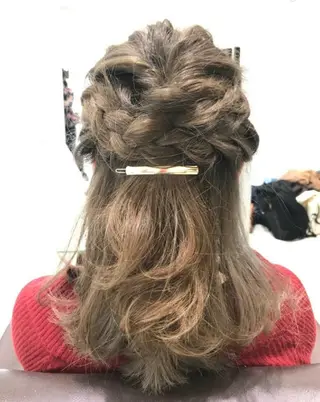 ヘアアレンジ 🇰🇷韓国風艶髪✨ 髪質改善 倉岡しおんのヘアスタイル