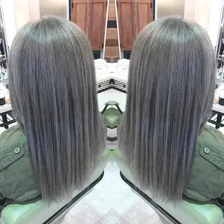 ロング カラー 青木 茂樹⭐️ 透明感カラーのヘアスタイル