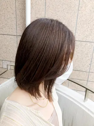ミディアム カラーアンドケアリタ kitamuuuのヘアスタイル