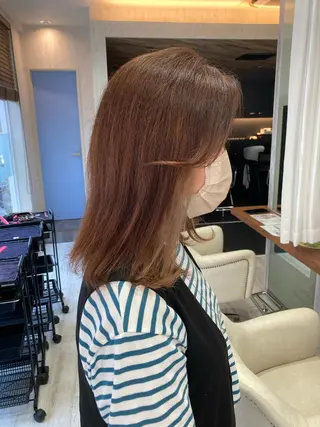 ミディアム 上野湧太 髪質改善/艶カラーのヘアスタイル