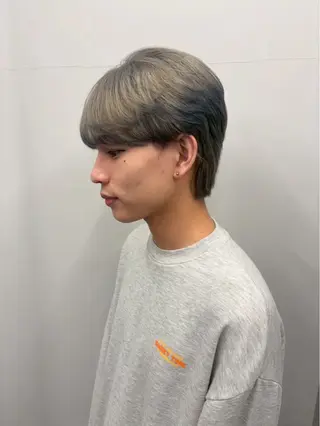 ショート カラー パーマ メンズ 博多メンズヘア特化 ベップハルキのヘアスタイル