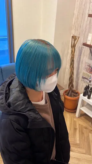 カラー misaki /ハイトーンカラーのヘアスタイル