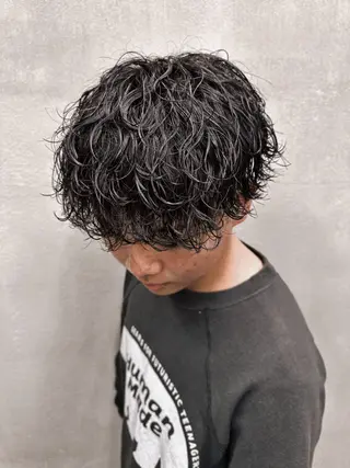 パーマ メンズ ブリーチモデル募集中 /伊藤優真のヘアスタイル