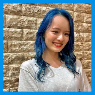 セミロング カラー 谷口 瑠南のヘアスタイル